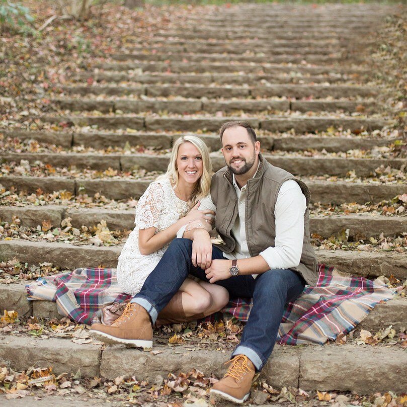 Fall time is my fav time a year!! While we&rsquo;re sitting under an ice storm in Kentucky I thought I would reminisce on how fun and warm LOL this shoot was. What&rsquo;s your favorite season?!
.
.
.
.
.
#Engagement #engagmentpics #engagedcouple #sh
