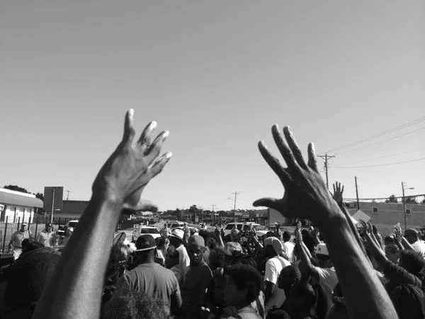 Hands up, DON'T SHOOT.