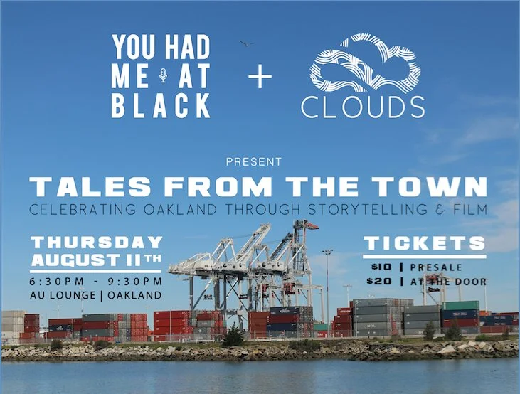 Check out YHMAB's next event in Oakland : "Tales from the Town".