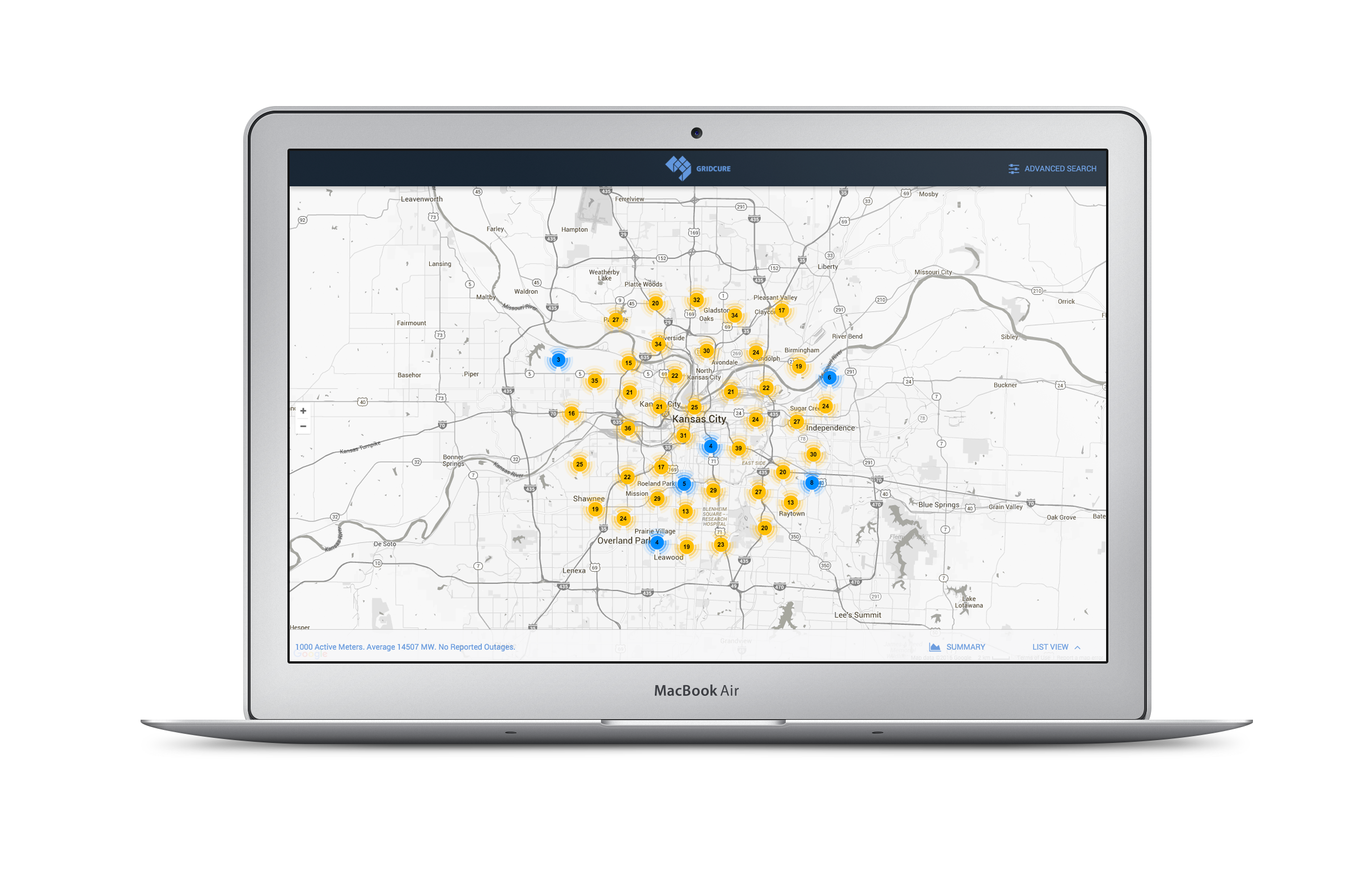 GridCure provides analytics for Utilities to anticipate equipment failures, among other solutions. Images courtesy of GridCure .
