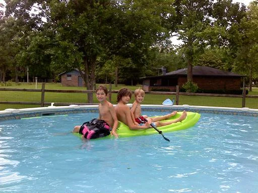 A throwback pic--many, many summers ago in Florida!