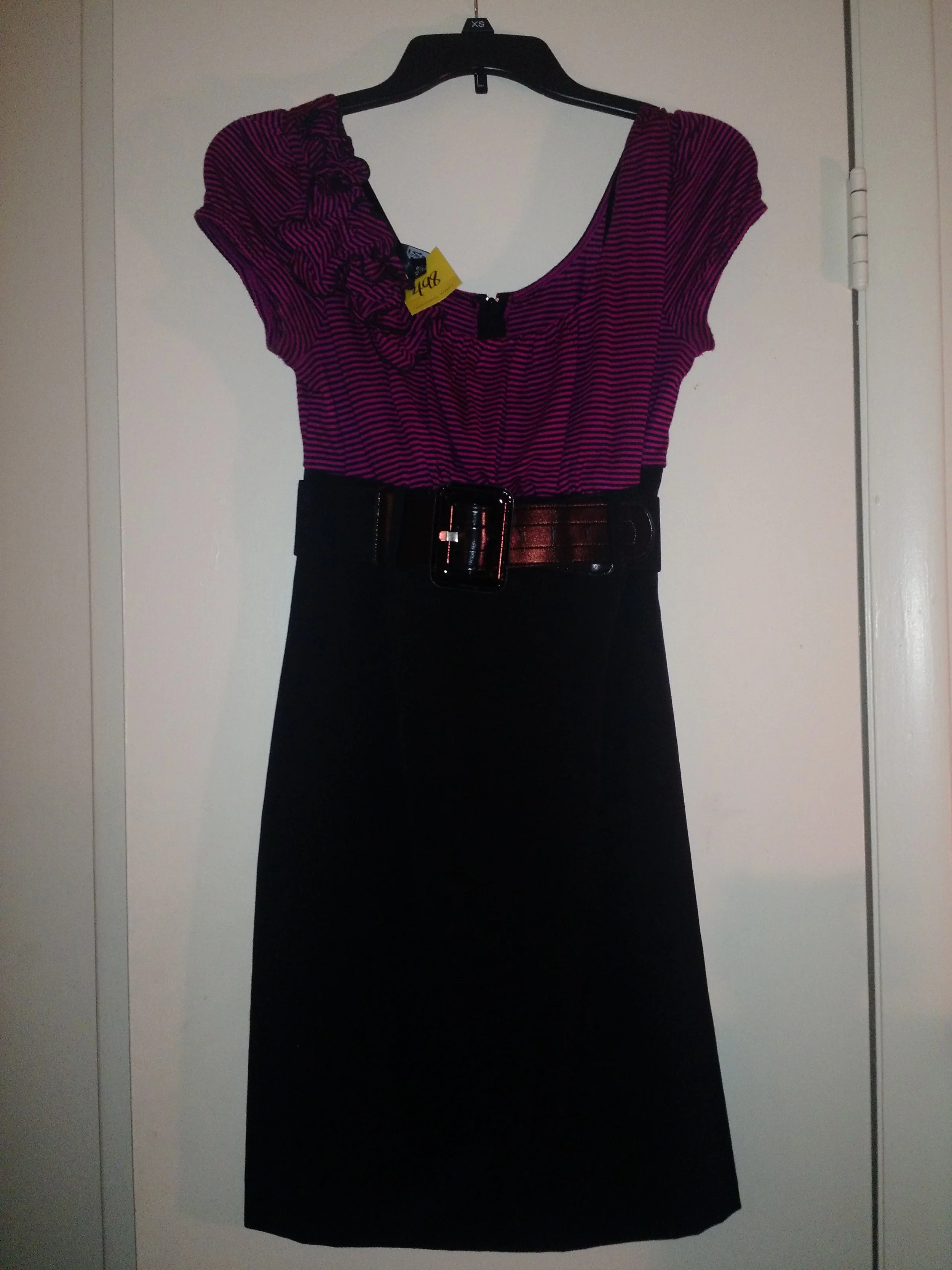Ok ok...i know this isn't winter material but remember what I said about thrifting. Hahaha. The ruffles is what caught my eye.