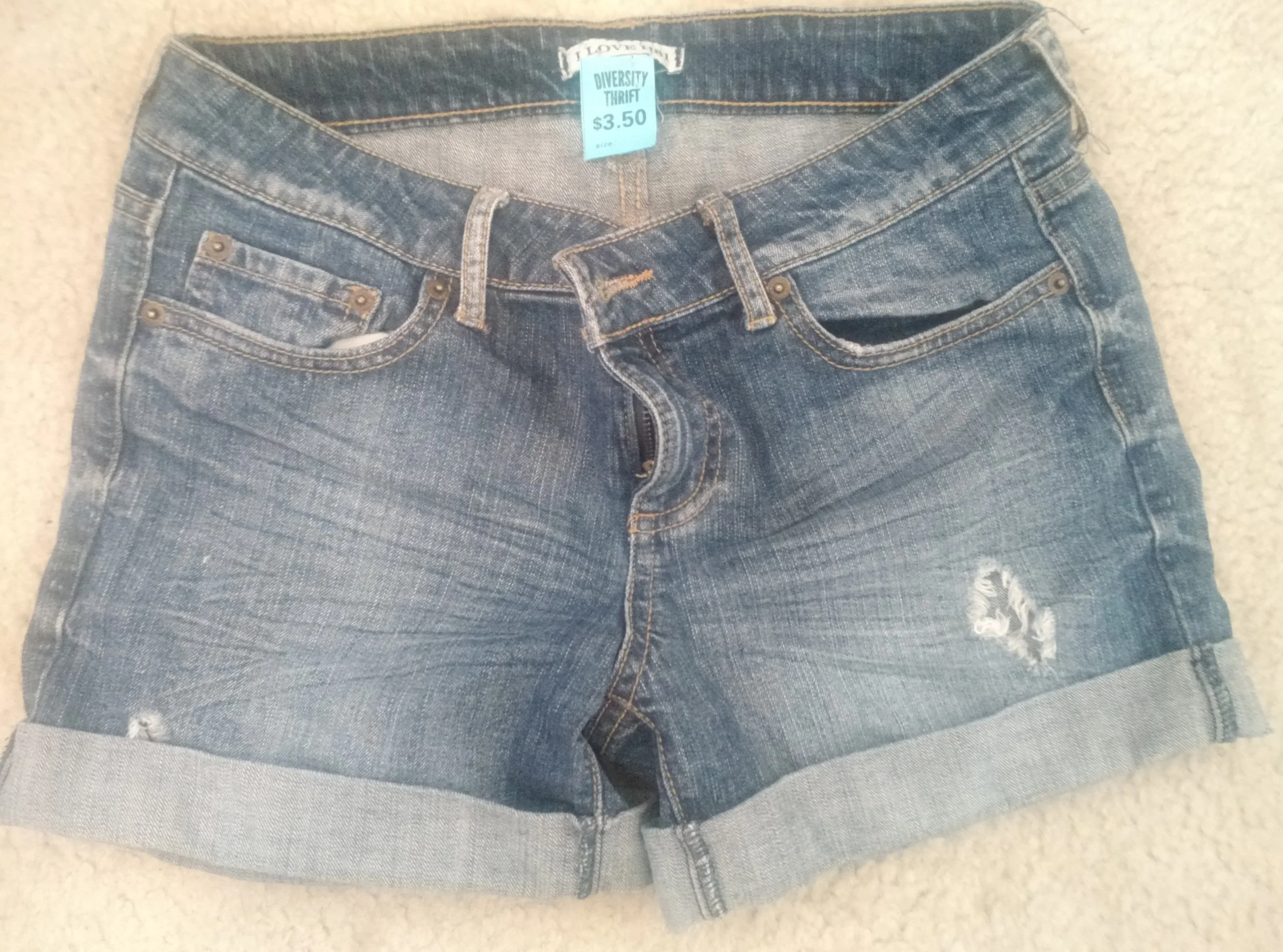 I found some shorts that weren't low rise and cut too short! Perfect fit