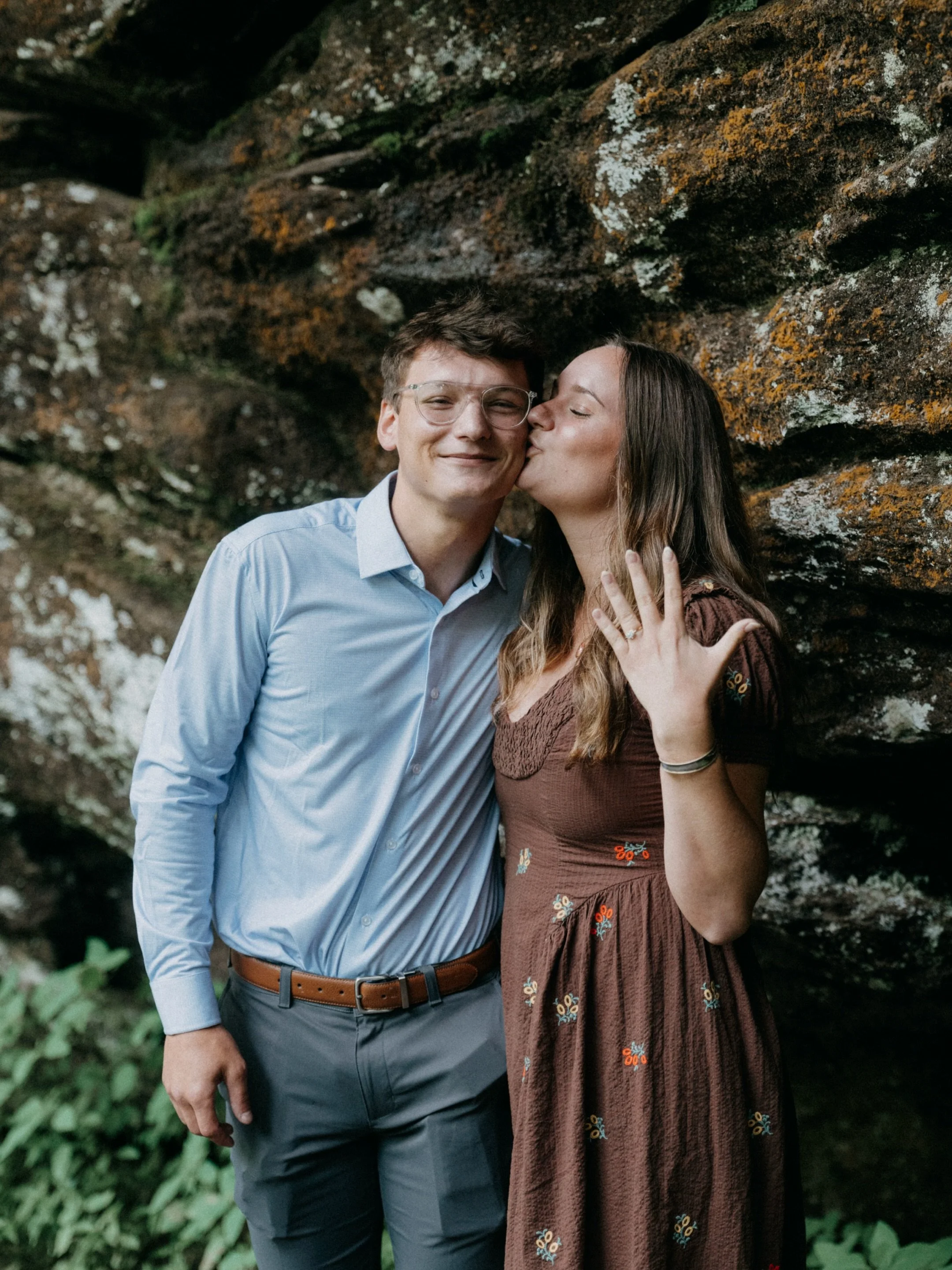 The sweet engagement moments happened in the mountain. I was nervous for him, and I&rsquo;m so excited and happy for this couple who&rsquo;s going to start a new chapter and lifetime together!