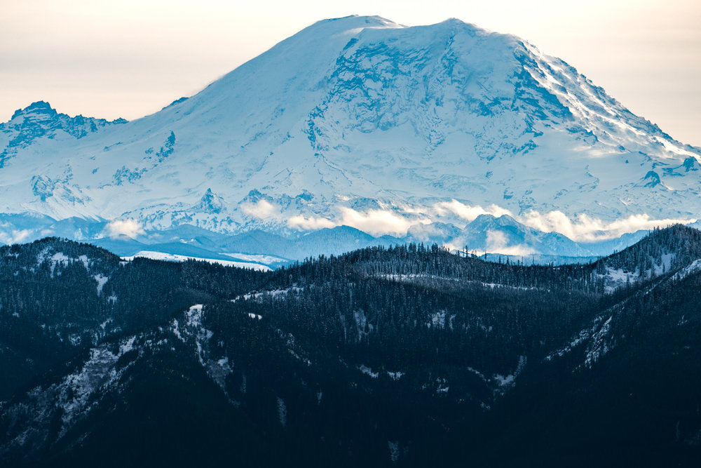 Mt. Rainier as seen from Mt. Si.