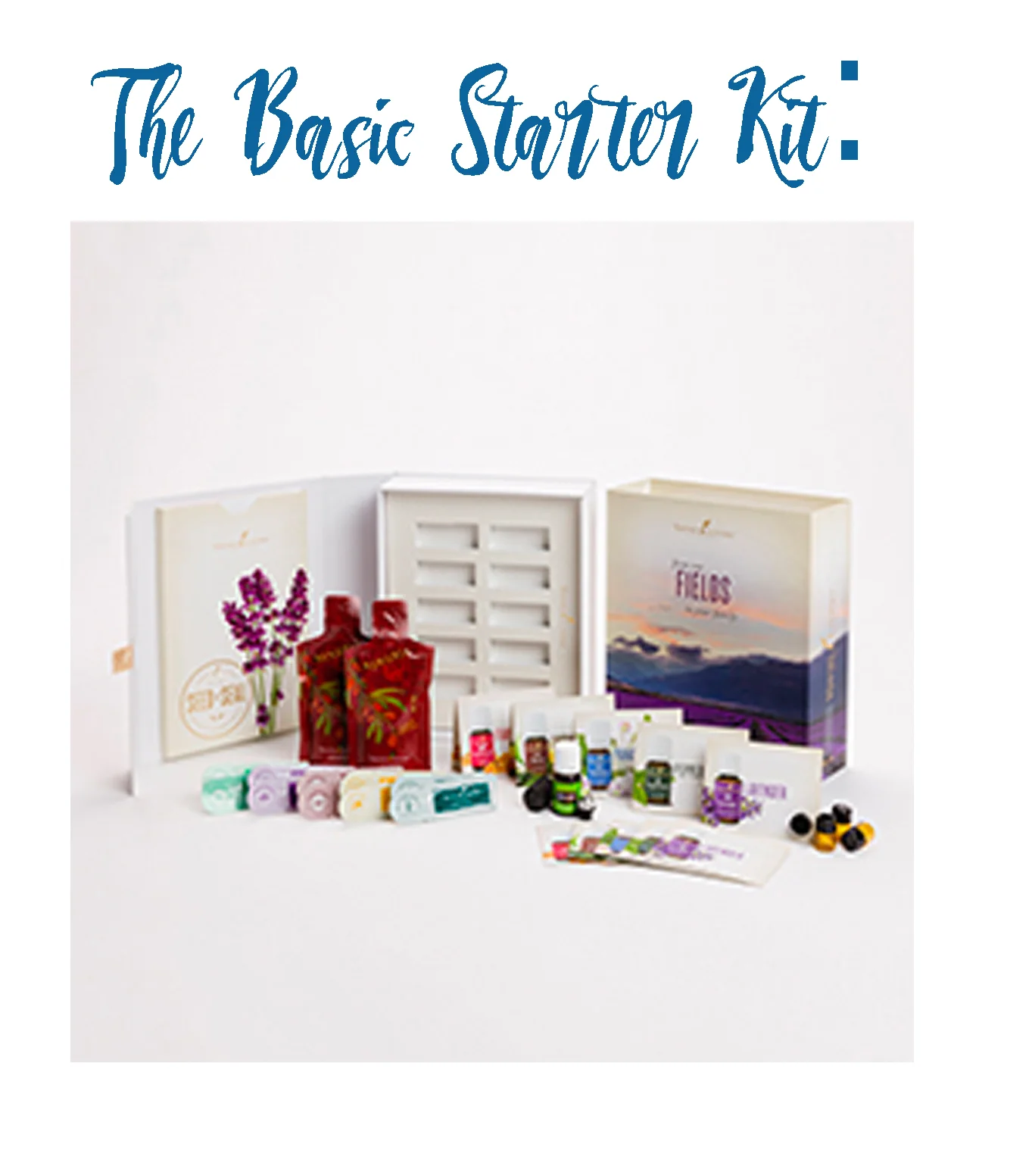5-ml Stress Away™ AromaGlide™ Roller Fitment 10 Sample Packets 10 Love It? Share It! Sample Business Cards 10 Love It? Share It! Sample Oil Bottles 2 NingXia Red® 2-oz. samples Product Guide and Product Price List Essential Oil Magazine Essential Edge Member Resources TO PURCHASE THIS STARTER KIT, BECOME A YOUNG LIVING MEMBER BY CLICKING HERE.