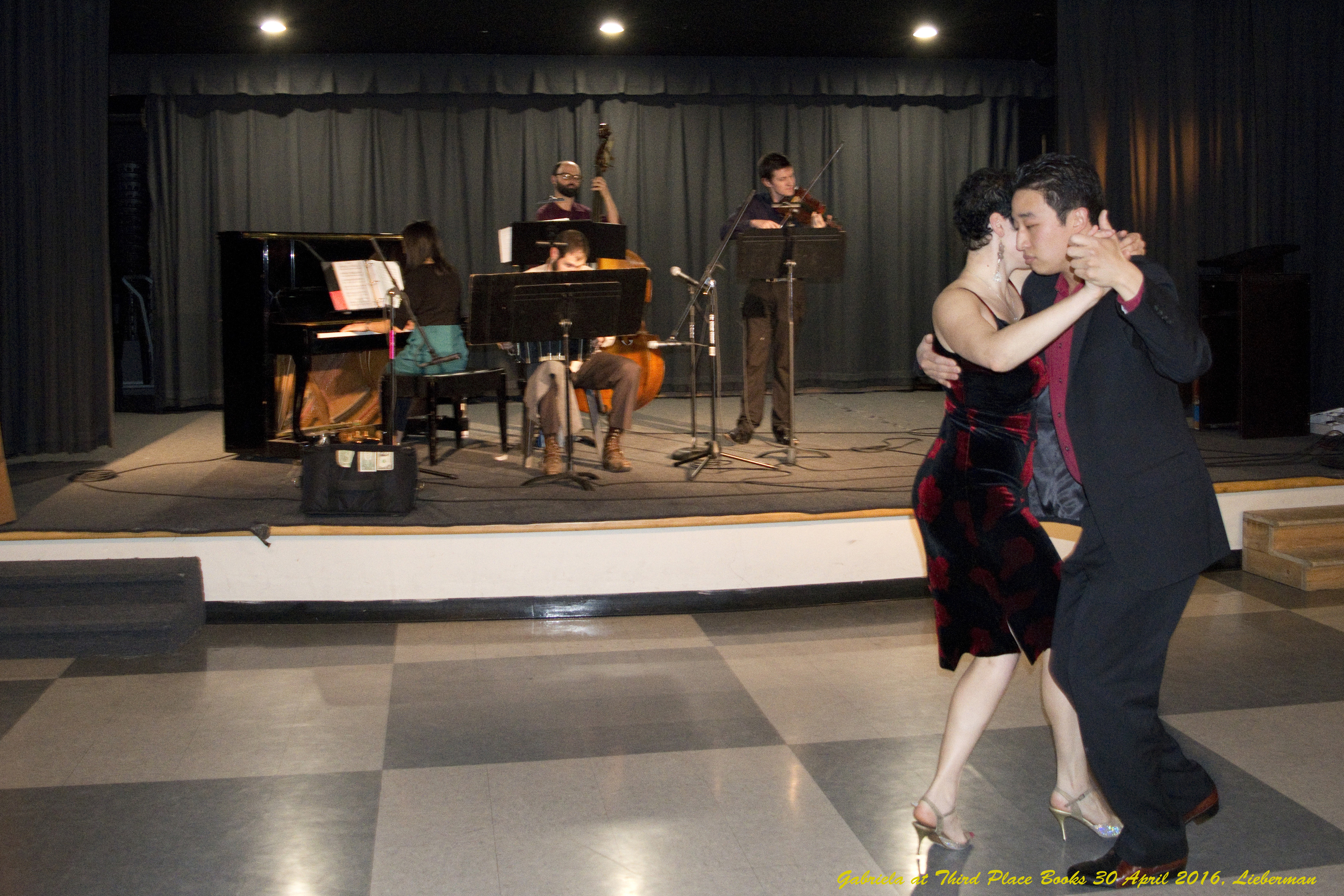  Performing with David Huh Live music by  Chicharra Tango  