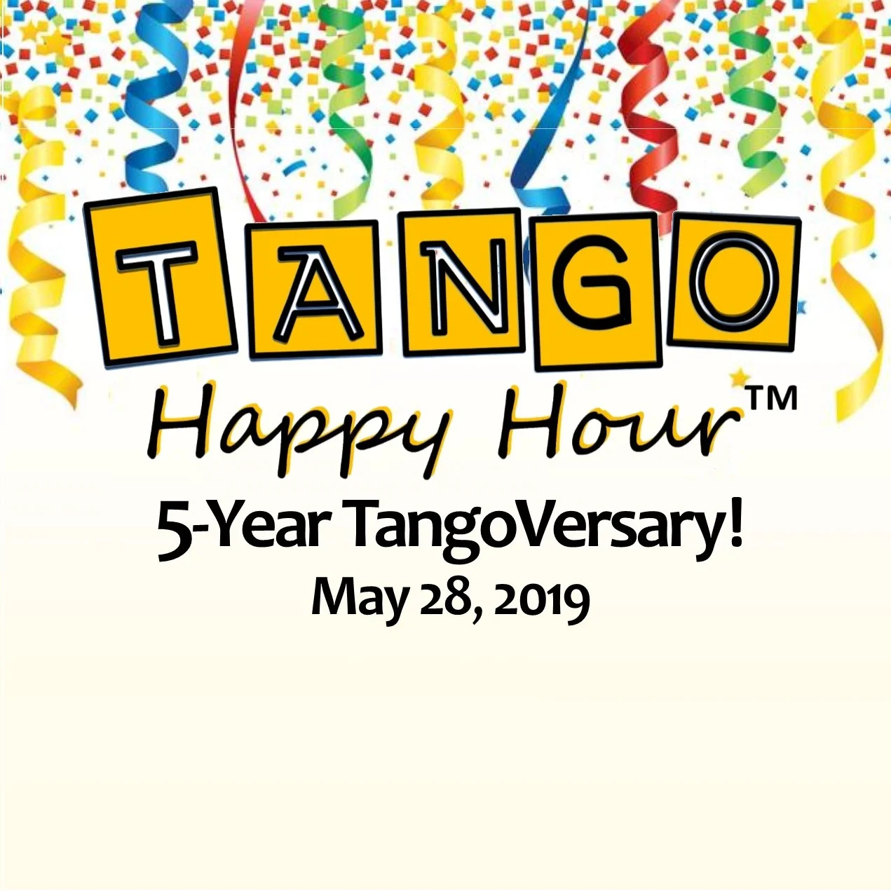 TangoHappyHour 5-Year-TangoVersary at ORFEO w/ live music!