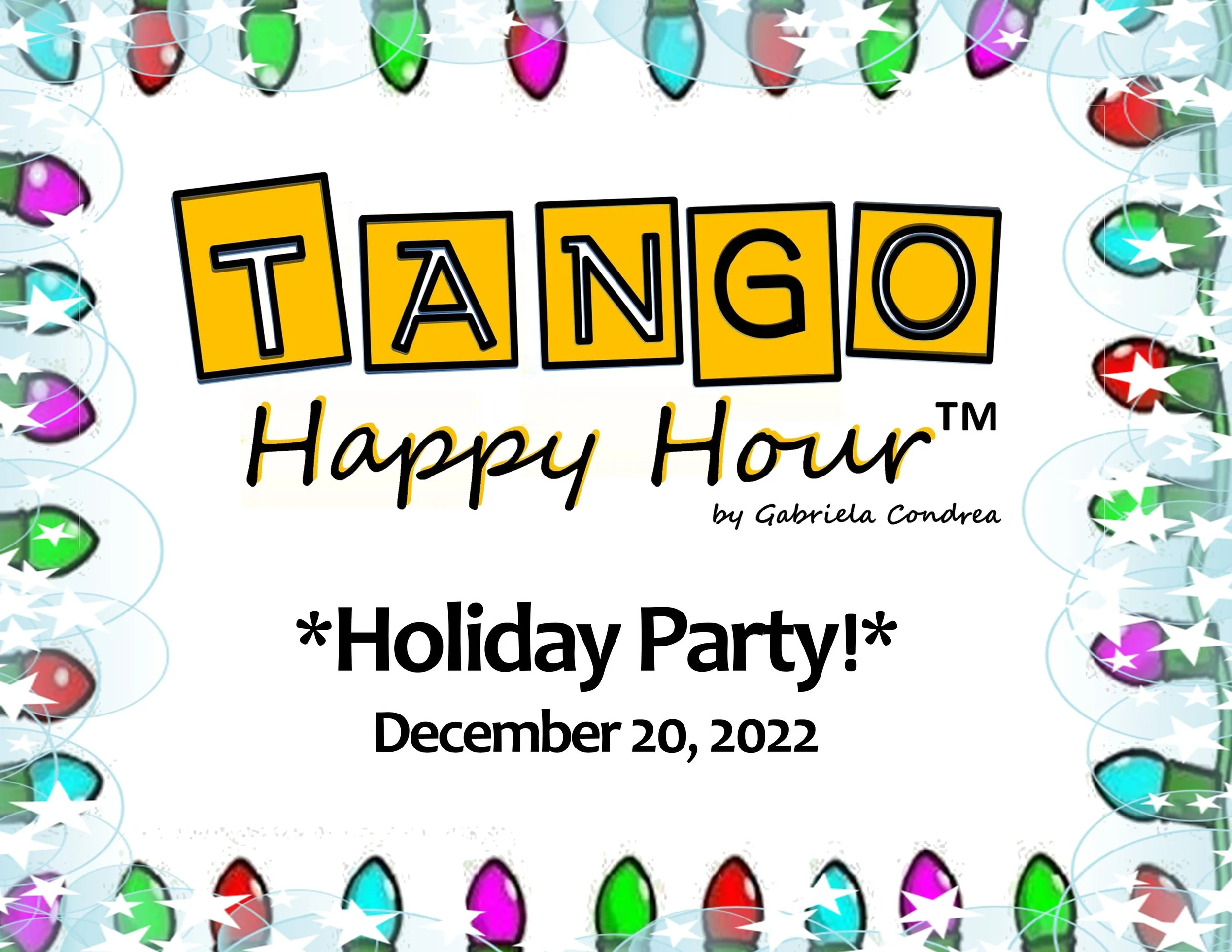 TangoHappyHour 9th Annual *Holiday Party* w/ live music &amp; drop-in lesson!