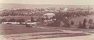 View over Adelaide Oval and Park Lands c1890.