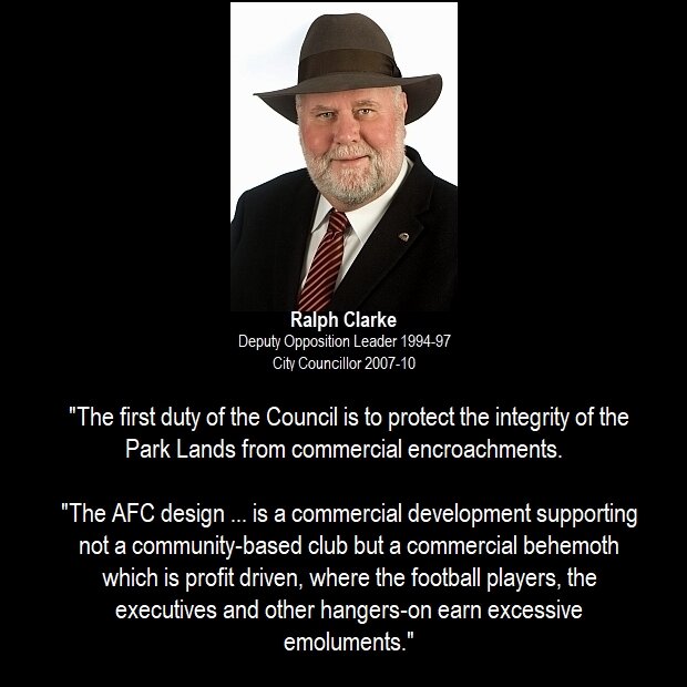 Ralph Clarke Deputy Opposition Leader 1994-97 Adelaide City Councillor 2007-10