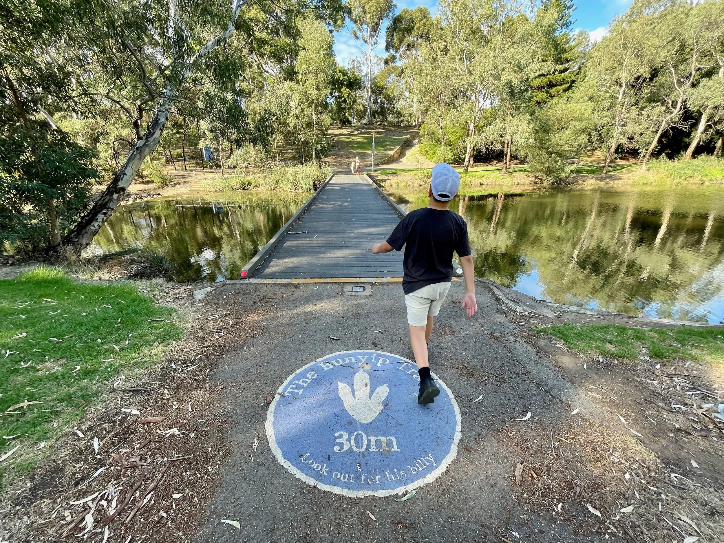 Follow the bunyip's footprints