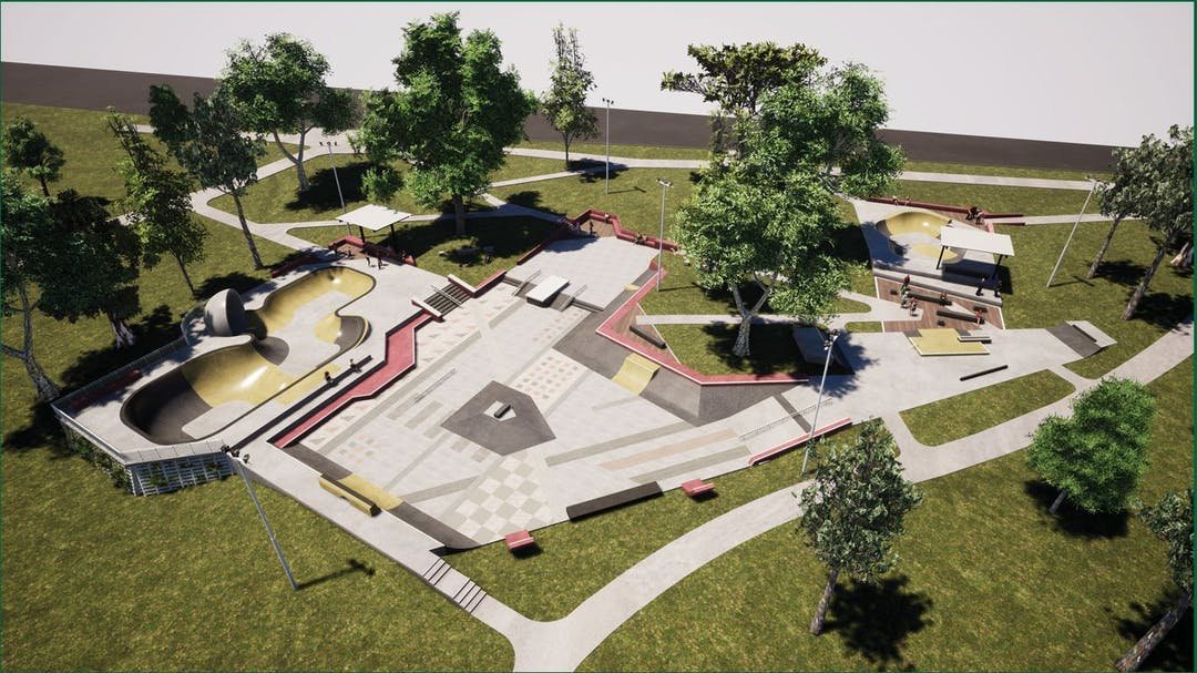 Skate park nears completion