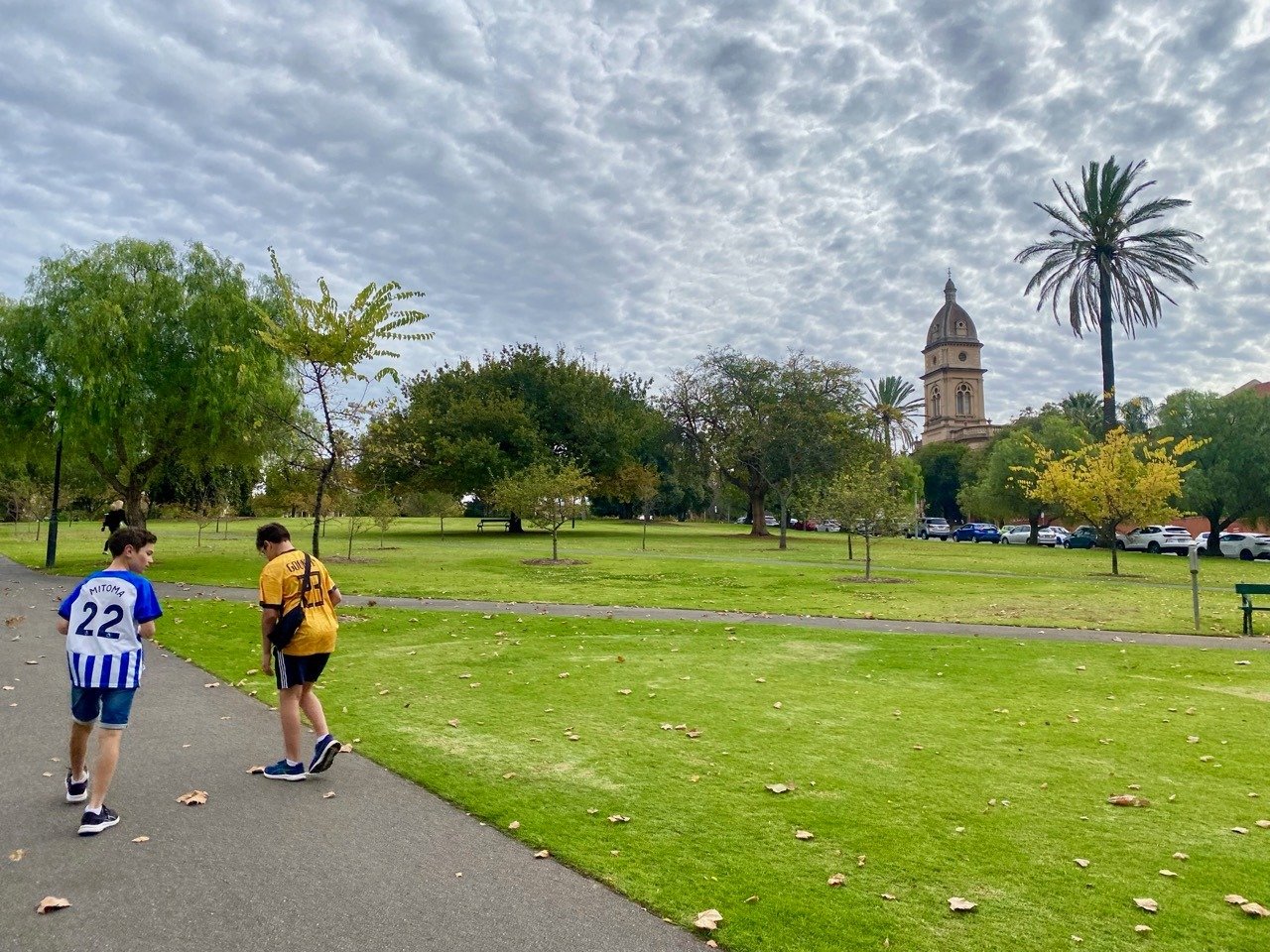 Weekend wanders ... from Brougham Gardens / Tantutitingga (Park 29) to the Glover North 'Helicopter' Playspace in Park 6.

Photos: Carla Caruso.

#adelaideparklands #picoftheday📸