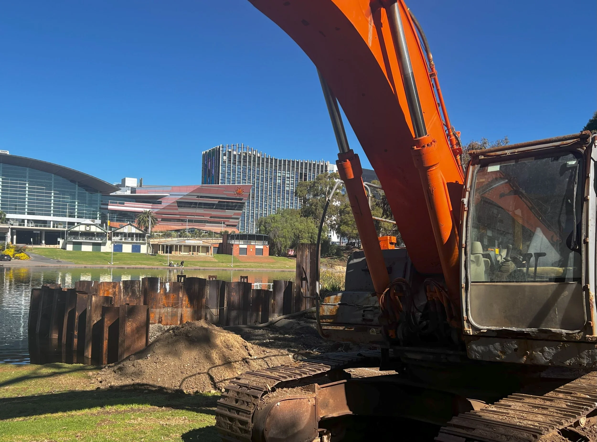 Work in progress at Pinky Flat on 10 May 2025