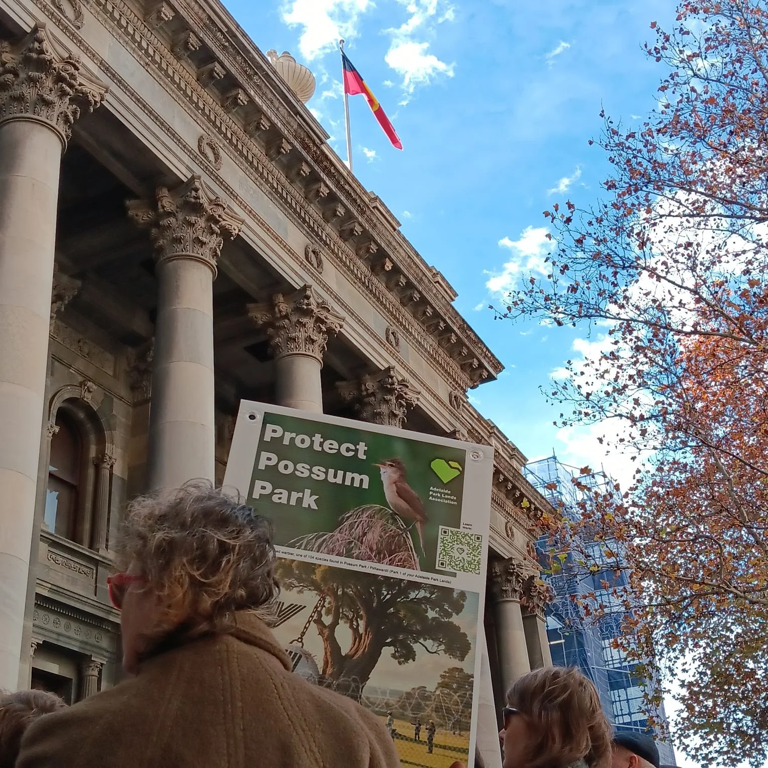 Scenes from the "Protect Possum Park" rally at Parliament House, on World Environment Day, 5 June 2025