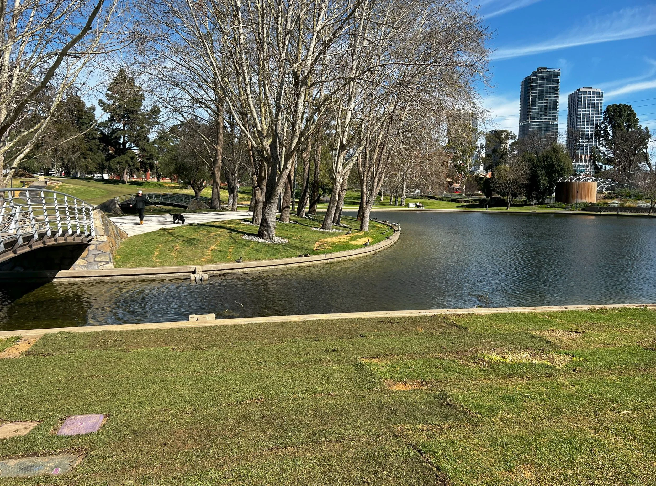 Irrigation and turf renewal works nearing completion, 13 September 2025