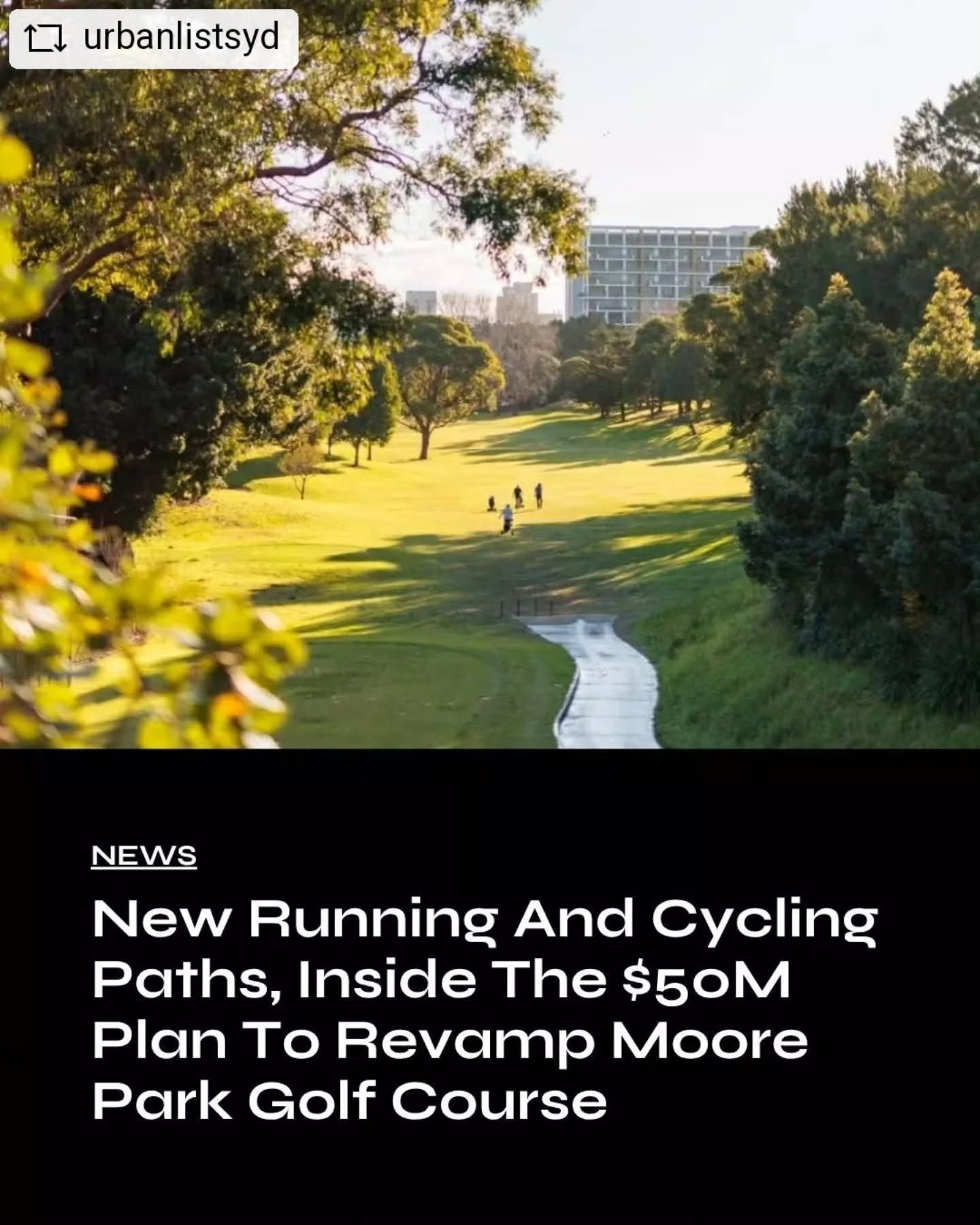 While Adelaide continues to lose open green space to development, other major cities like Sydney are actively finding ways to create new public parks.

Take this example: in Sydney, the Moore Park Golf Course may soon have its area halved to make roo