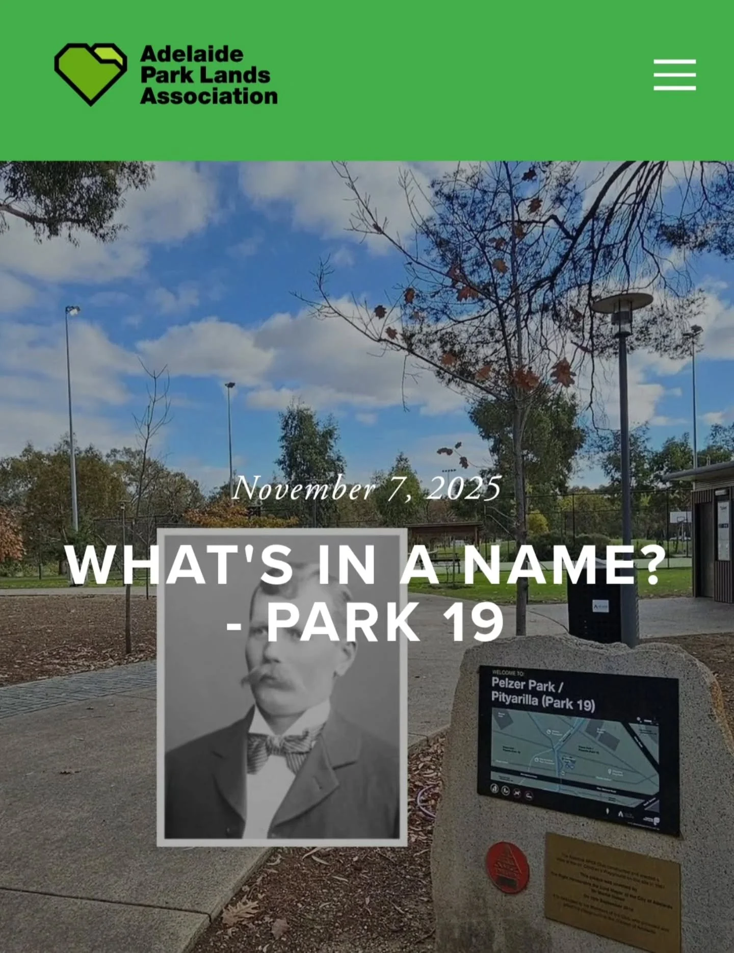 The names assigned to each one of the Parks within your #adelaideparklands are intended to convey not just a geographical location, but also help you to understand each Park&rsquo;s fascinating story.  Find out the stories behind the two names for Pa
