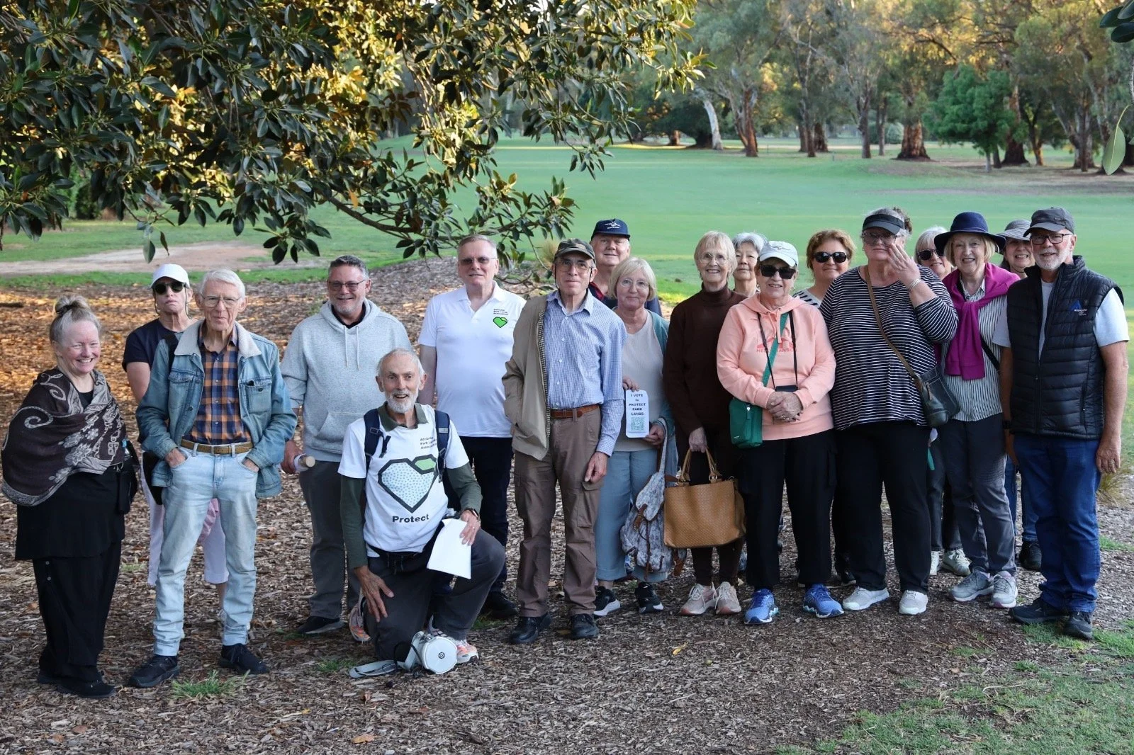 Participants on one of our "It's Not Just a Golf Course" Guided Walks