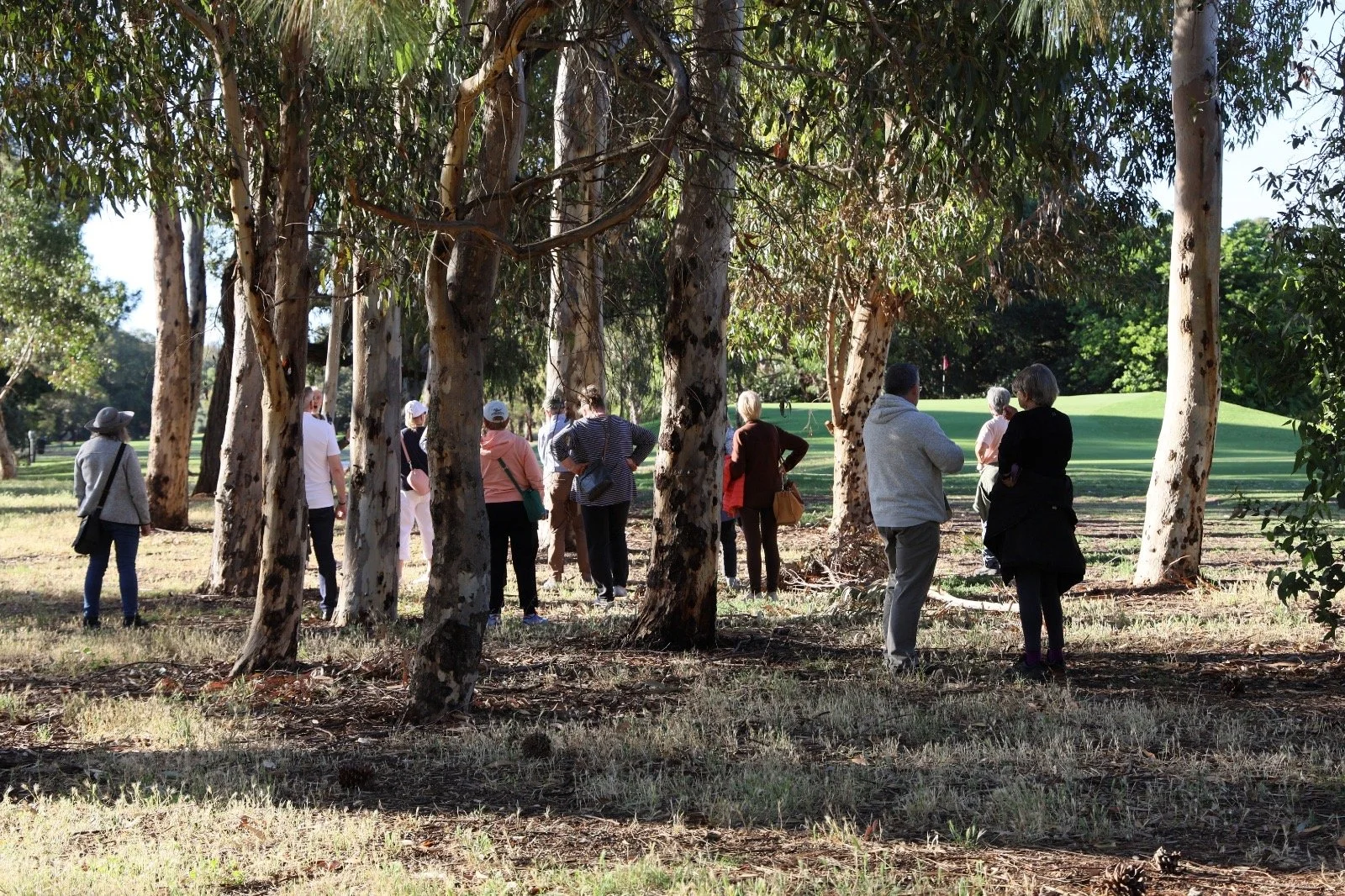 Participants on one of our "It's Not Just a Golf Course" Guided Walks