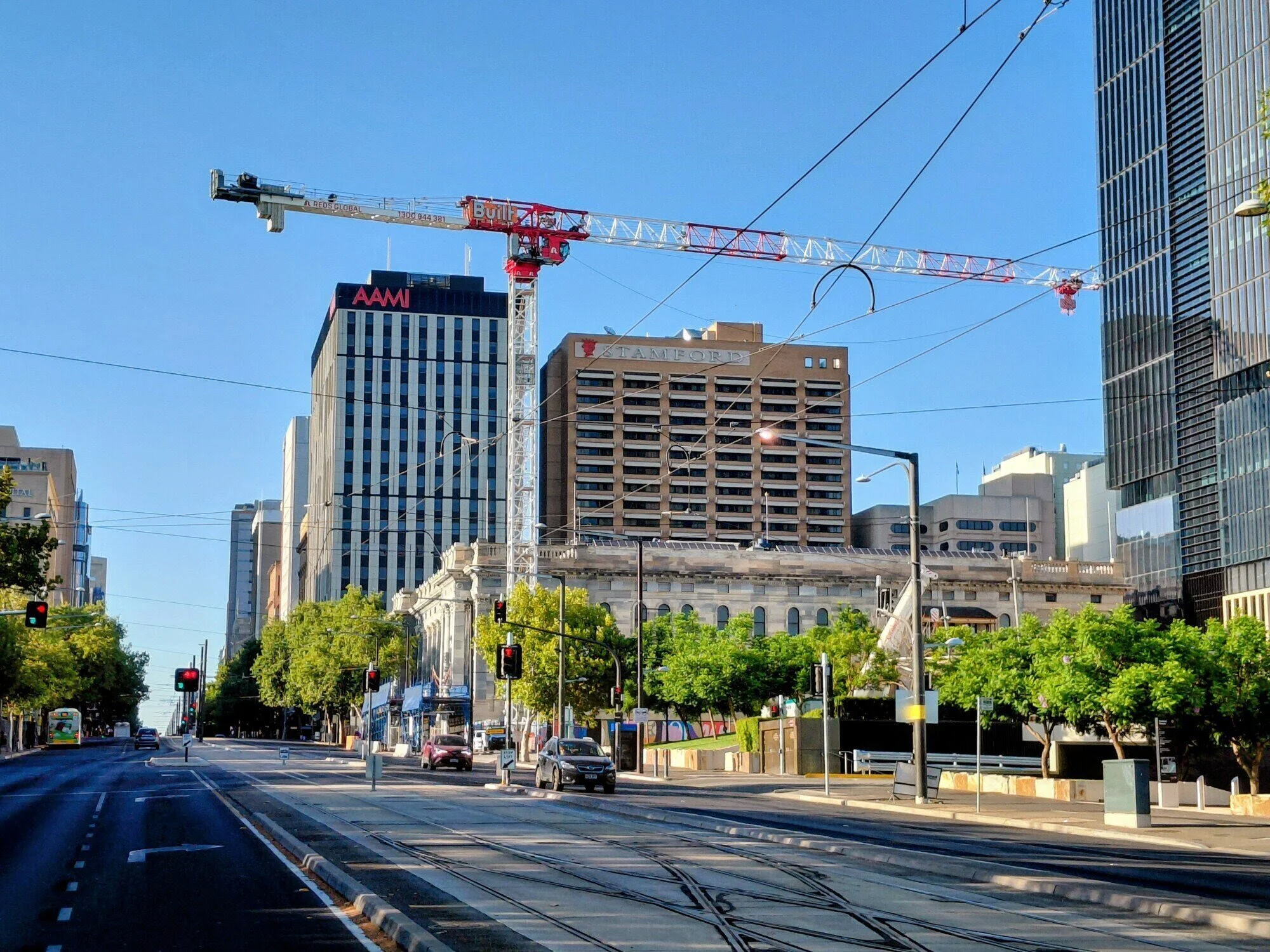 Crane up: But Minister won't intervene