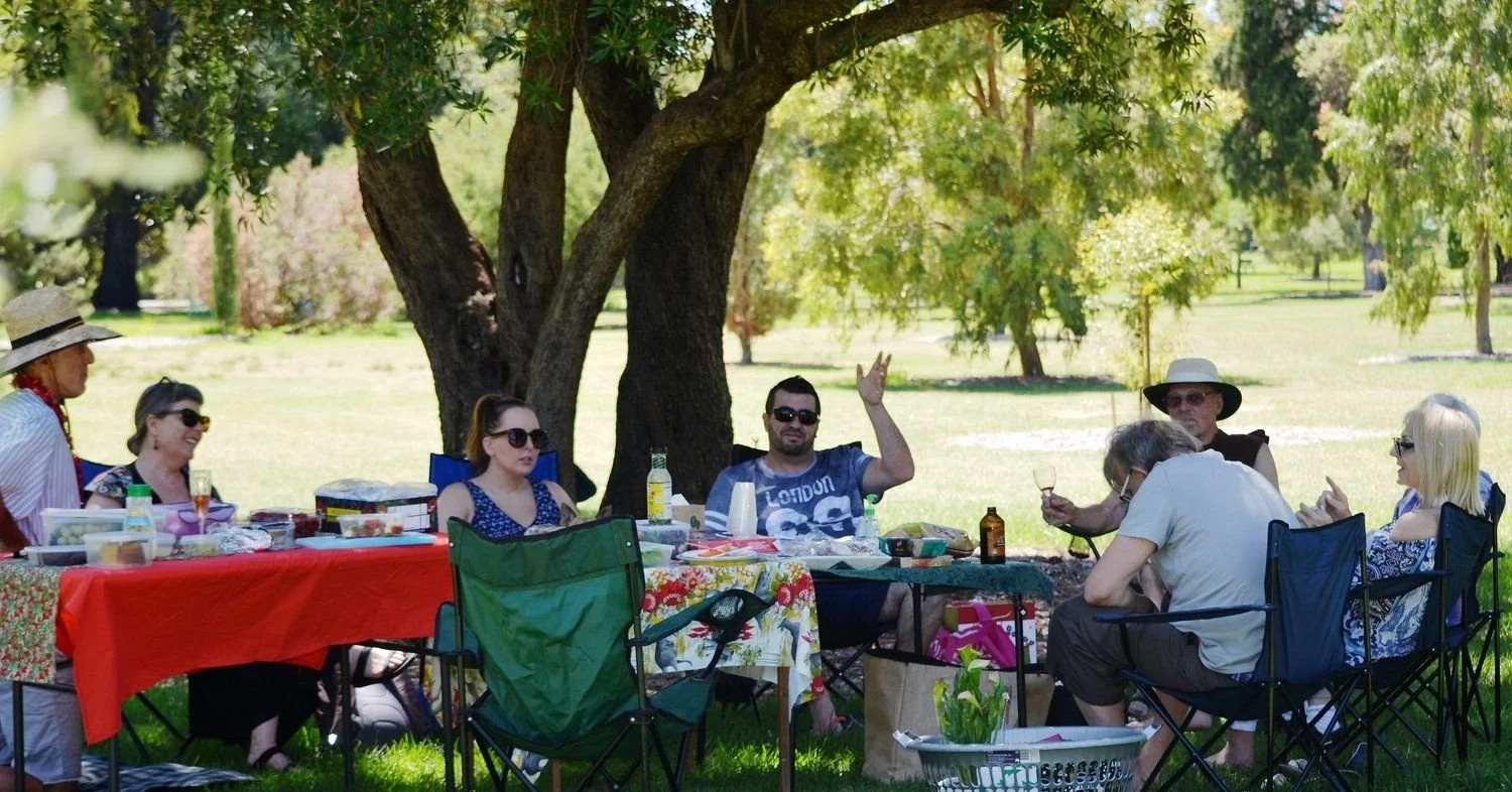 Botanic Park is more than an outdoor event site.  The area has a rich social history for both Kaurna people and early European settlers.  We'll walk under some of the largest trees in your Adelaide Park Lands, during our Guided Walk, this Sunday thro