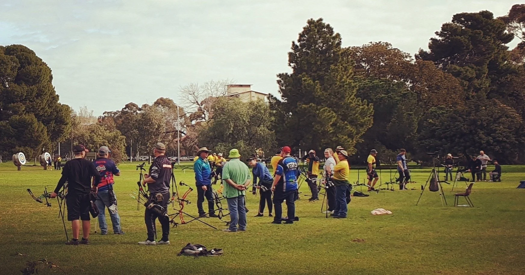If the red flags are out this Sunday, our Guided Walk will be carefully skirting around this archery field as we take a tour of Bullrush Park / Warnpangga (Park 10 of your #adelaideparklands). Archery is just one of many sports played in this Park. 
