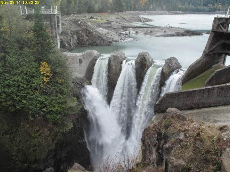 The Elwha Dam removal, begun in September of 2011, was completed in August 2014. It was the largest dam removal in US history. The river is projected to return to pre-dam conditions within 15-20 years, which is good news not only for fish populations, but for the entire ecosystem. 
