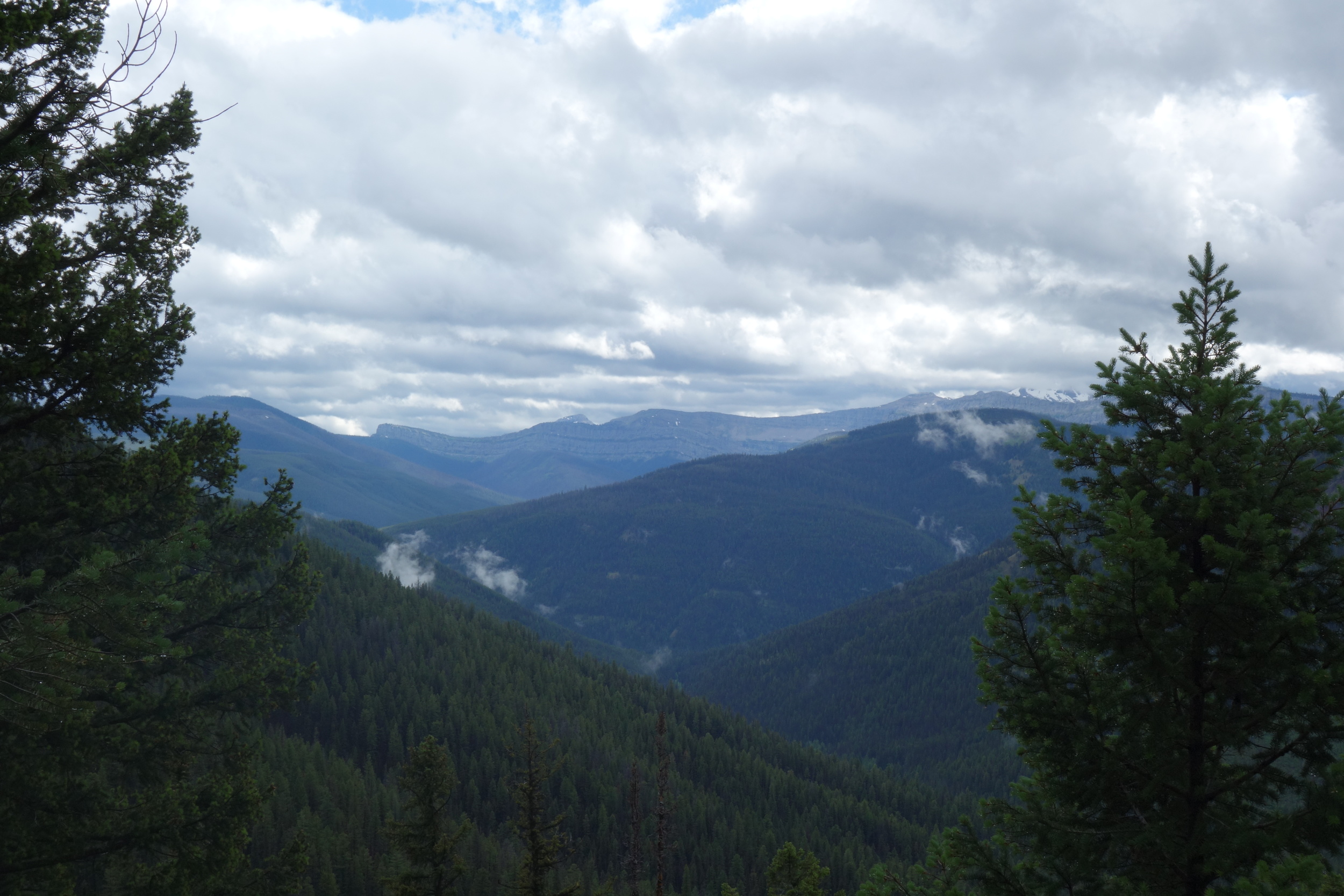 Where we'd be hiking the next day