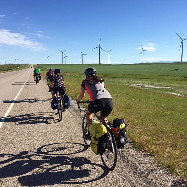 My friends from this summer's Cycle the Rockies course