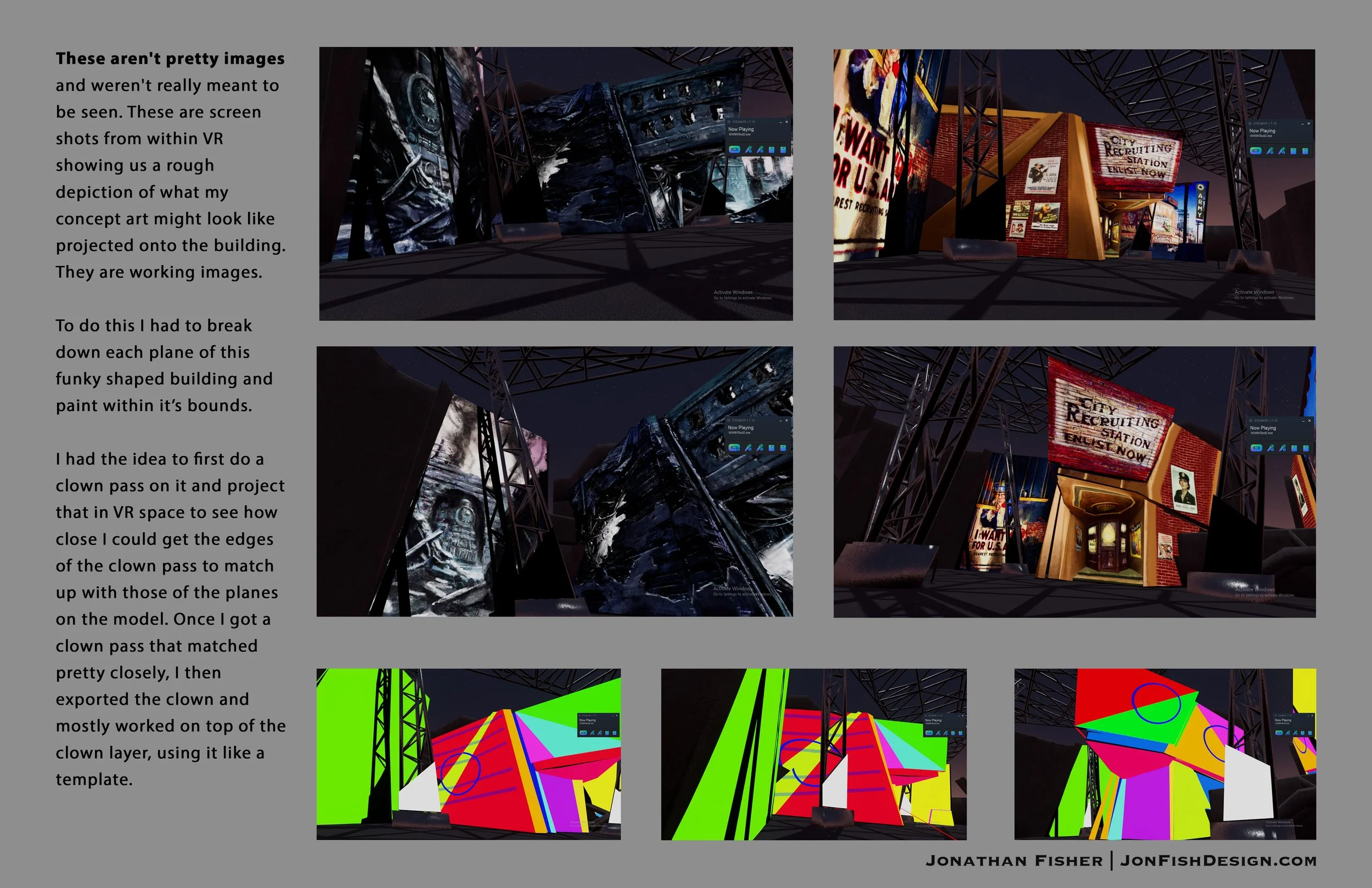 Translating my paintings into VR space projections.