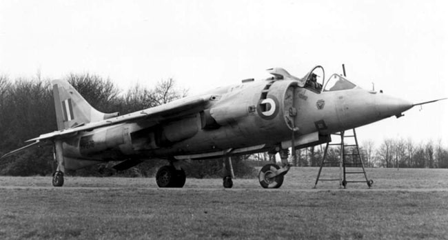 First development Harrier XV276