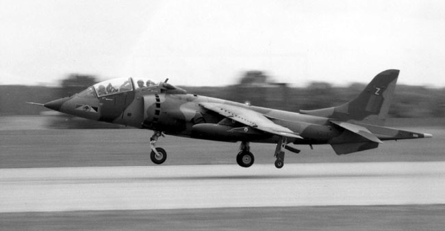 T Mk 4A XZ147/Z of 233 OCU with HRH Prince Charles in the rear seat (MoD)