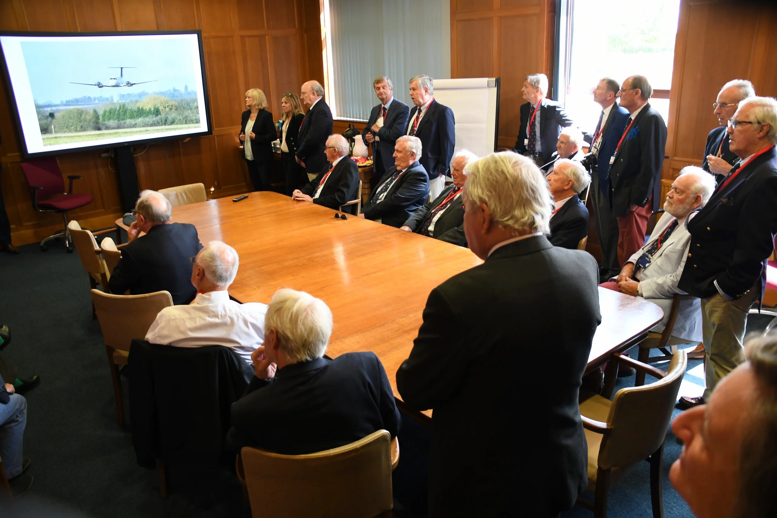   Martin-Baker UK   On 13 August 2019 thirty-six members of the Honourable Company of Air Pilots were privileged to be the guests of the Martin-Baker Company. The visit started with a tour of the production plant at Denham and included access to the 