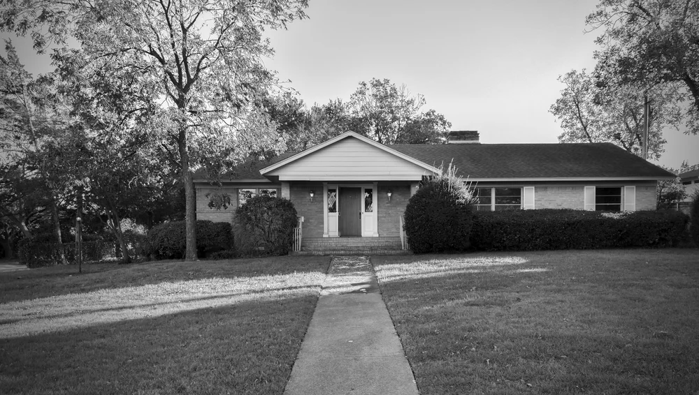 the house from West Abram Street