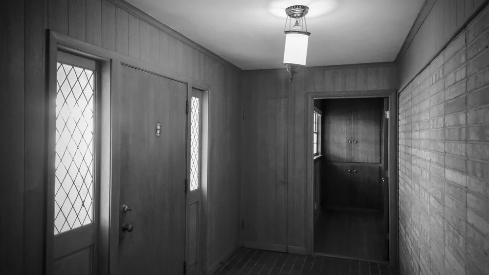 interior of foyer looking towards the office