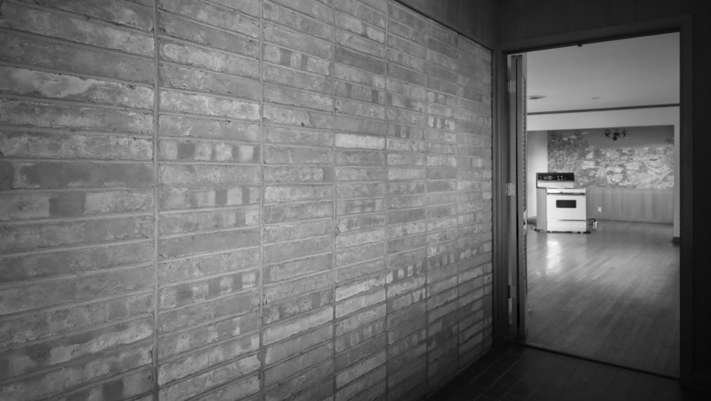 interior of foyer looking towards the house