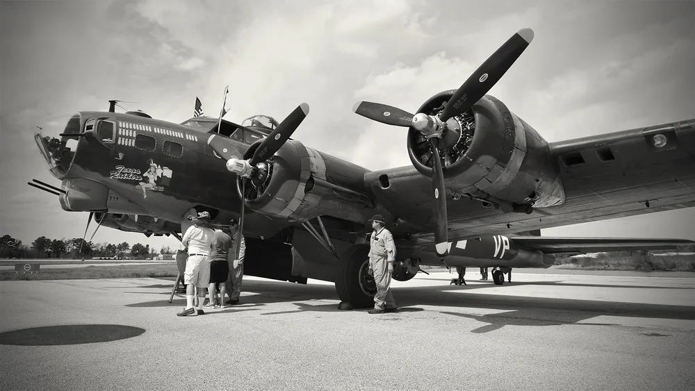 the "Texas Raiders" B-17 (as flown by The Commemorative Air Force) 