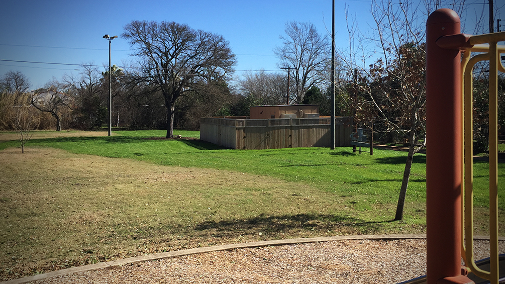 the current fiber hut at Haskin Park