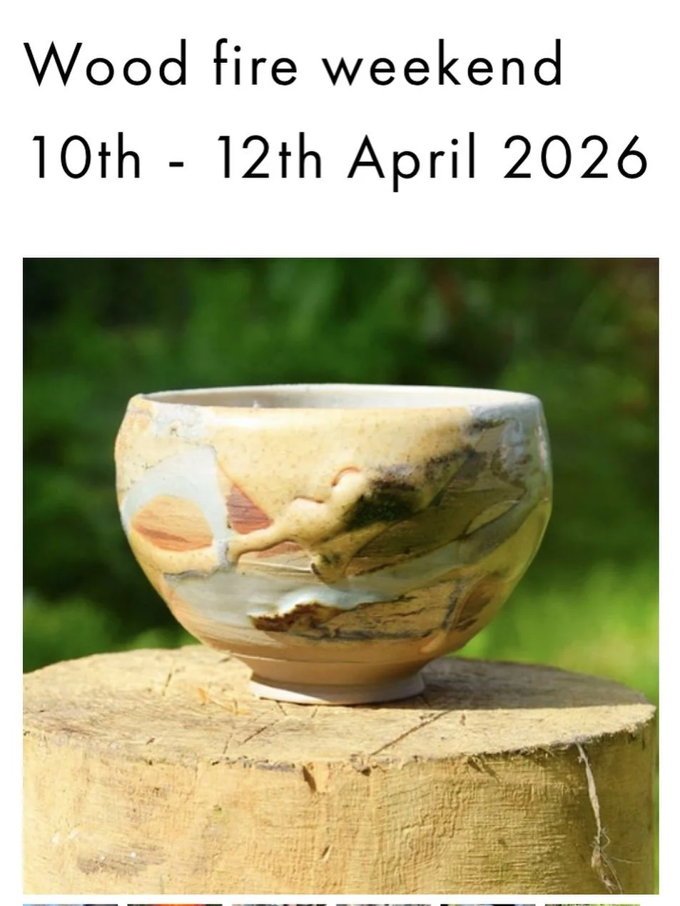New date added for a group wood firing workshop 10-12th April 2026 🔥 for more info follow the link in our bio 👀 featured pot by @claresceramics 😍