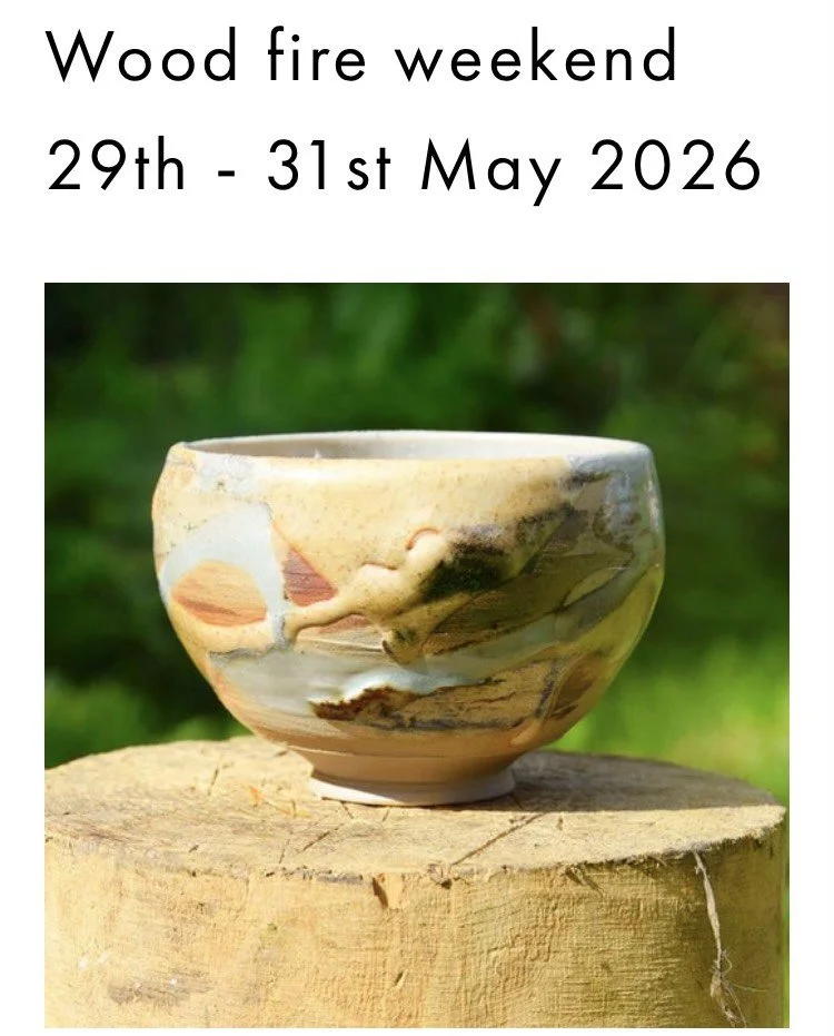 We have a couple of spots left on our May wood firing weekend, for 10% off use SPRING10 at checkout 🌱🔥