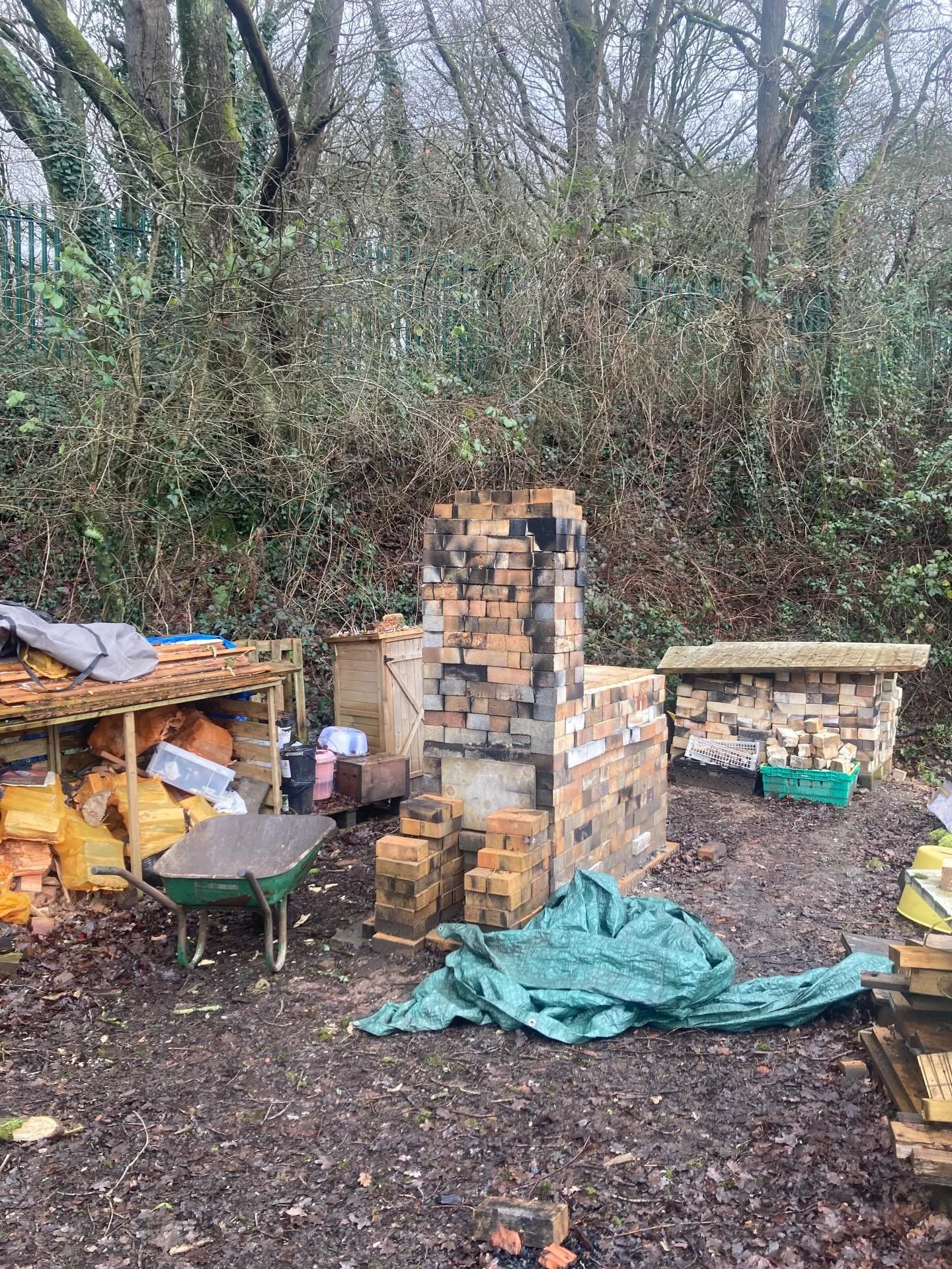 A little bit of maintenance this weekend in preparation for firing again! Next workshop is in April (sold out) but there are still spaces on our May and September firings, see the link in our bio 🔥