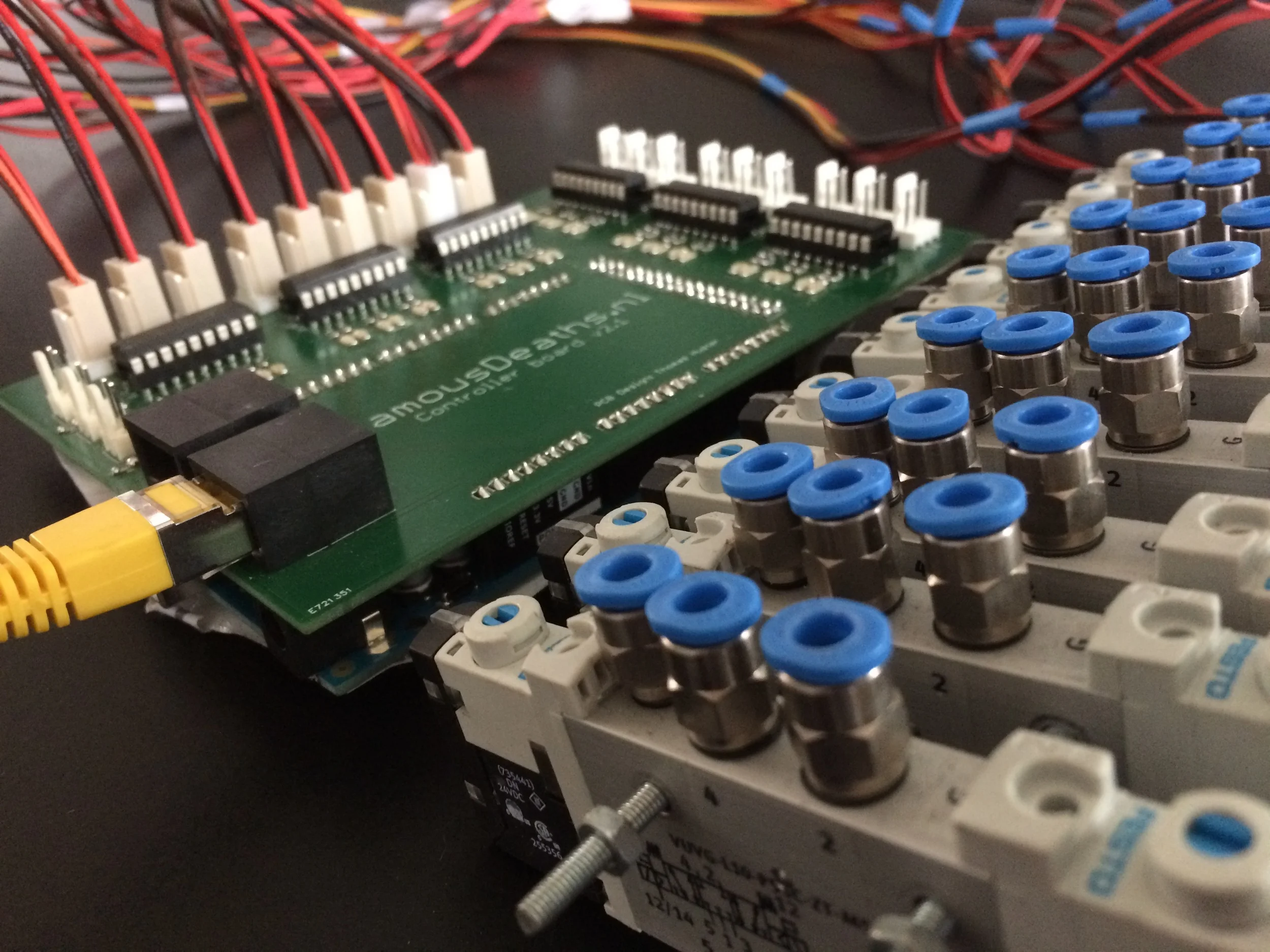 festo pressure valves and pcb
