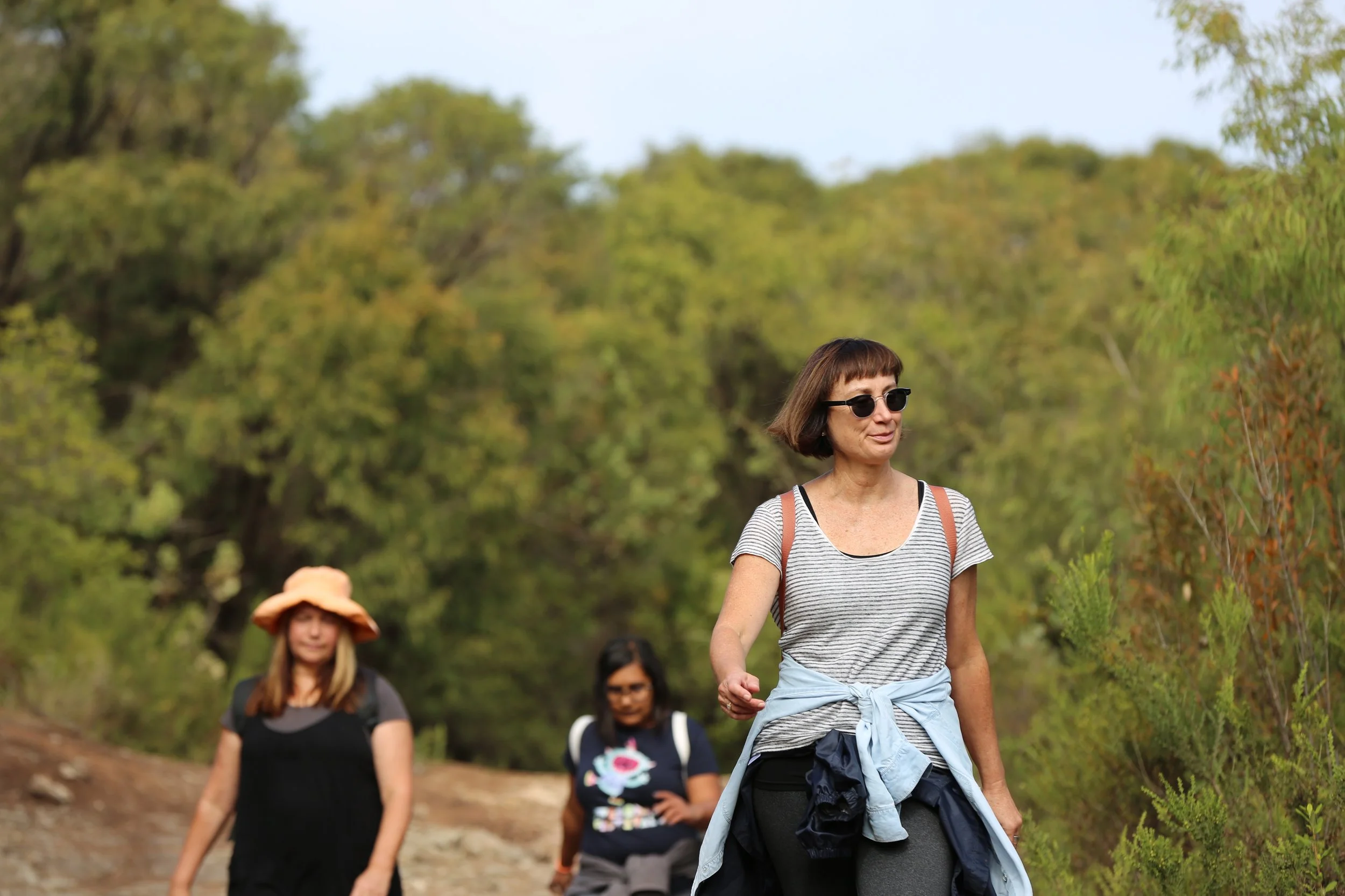 "The retreat exceeded my expectations on every level. The accommodation, food, walks, planned activities and excursions were all of the highest standard. Erika is enthusiastic, engaging, open and committed to creating a wonderful experience for all. The retreat was a joy… to unwind, relax, engage and connect to new people and nature. I felt I had fed my soul." Sharon Barbera, Garden Designer - Fremantle, Western Australia