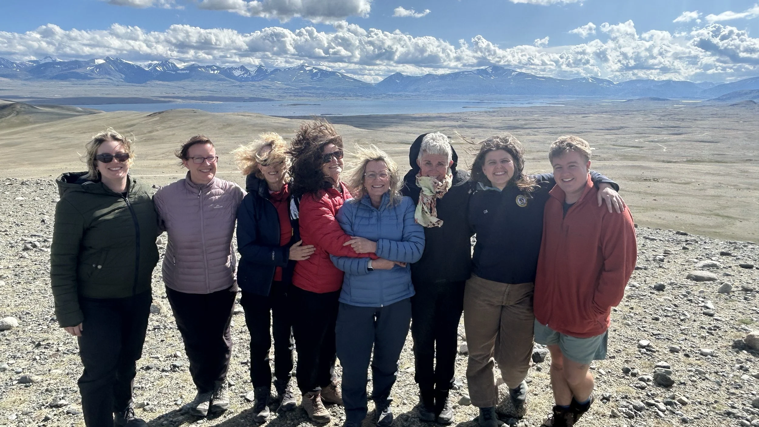 Arriving at the Altai Mountains