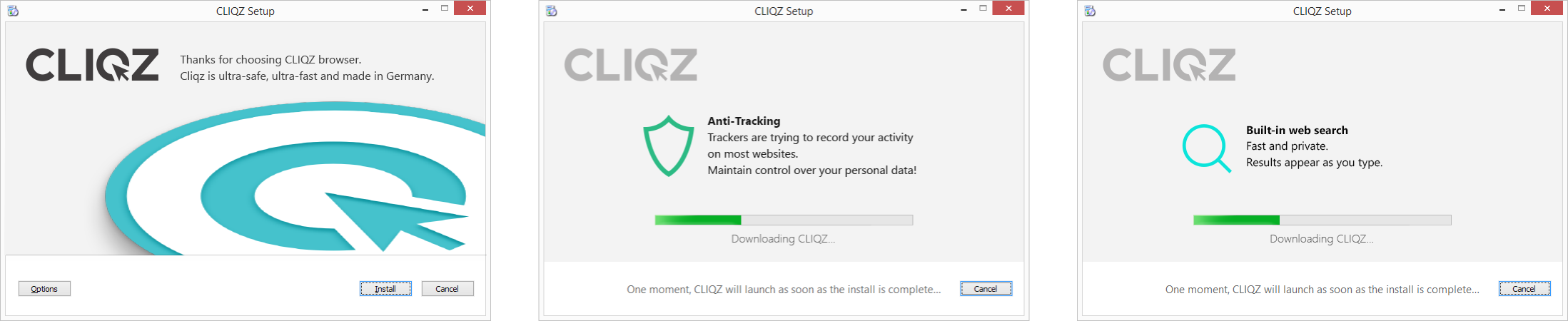 As an effect of rethinking the in-product onboarding, the install dialogs got a makeover too.