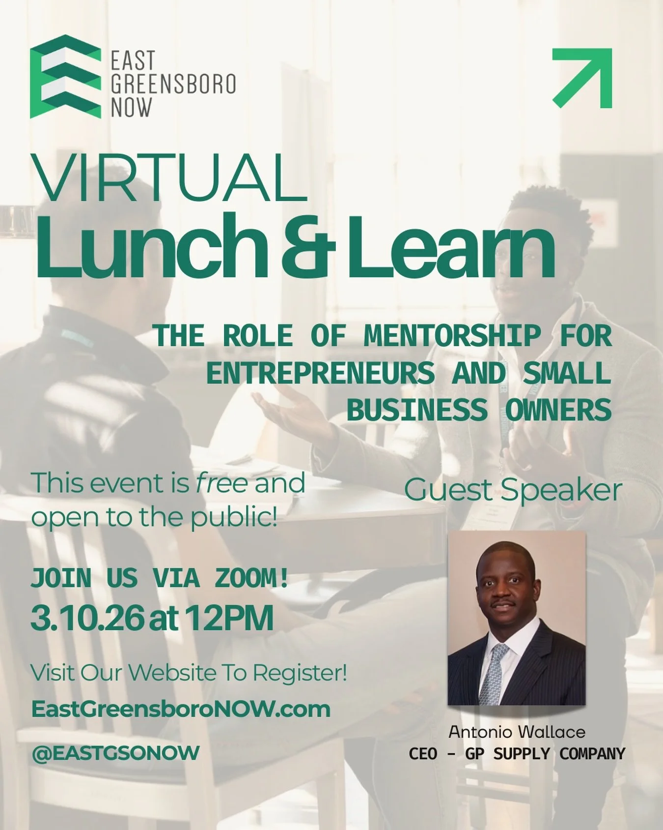 We&rsquo;re excited to kick off this year&rsquo;s Lunch &amp; Learn series! 🎉

Our first session dives into a powerful topic for entrepreneurs and business owners: the role of mentorship in building and sustaining successful ventures.

Join us virtu