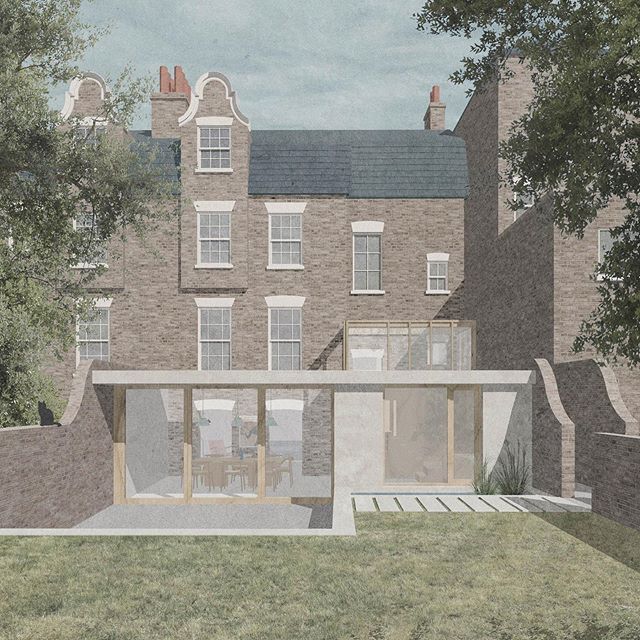 Really pleased to find out that week that consent has been granted on appeal for this contemporary addition to a grade II listed home in Peckham. Looking forward to seeing it on site early next year, and always nice to win an appeal! Also - spot the 