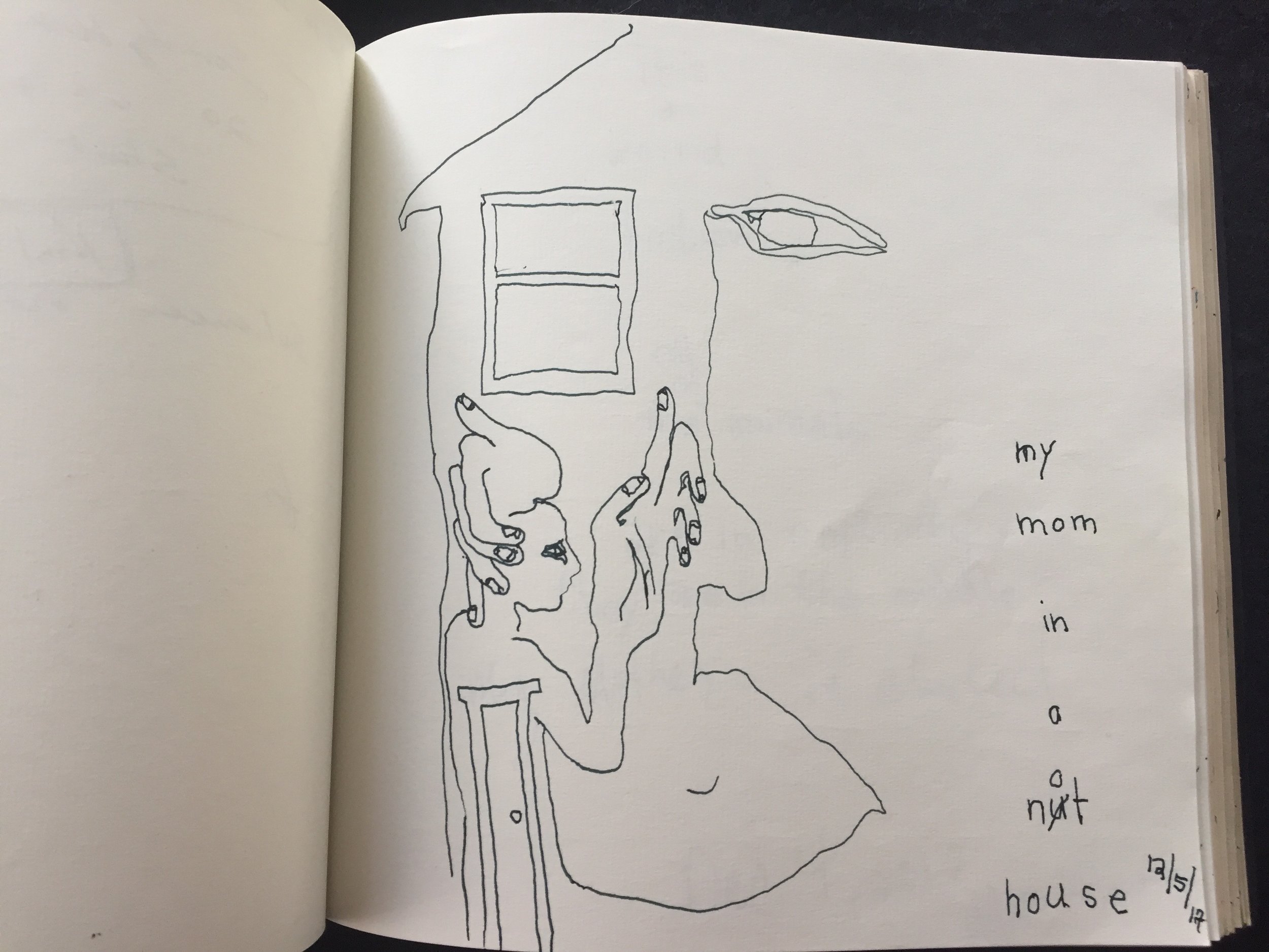 sketch book my mom in a nut_not house.jpg